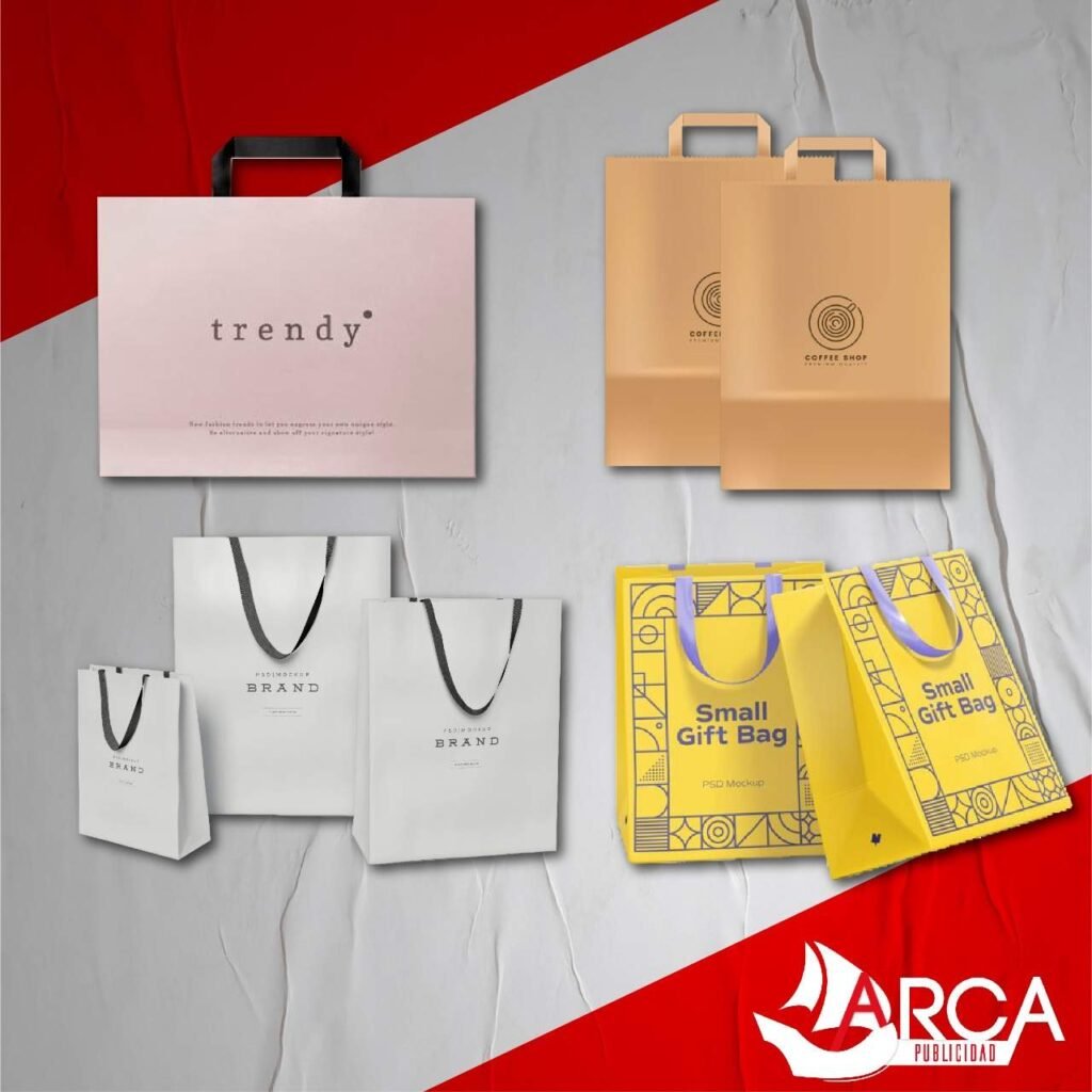 Bolsas de papel medellin arca publicidad