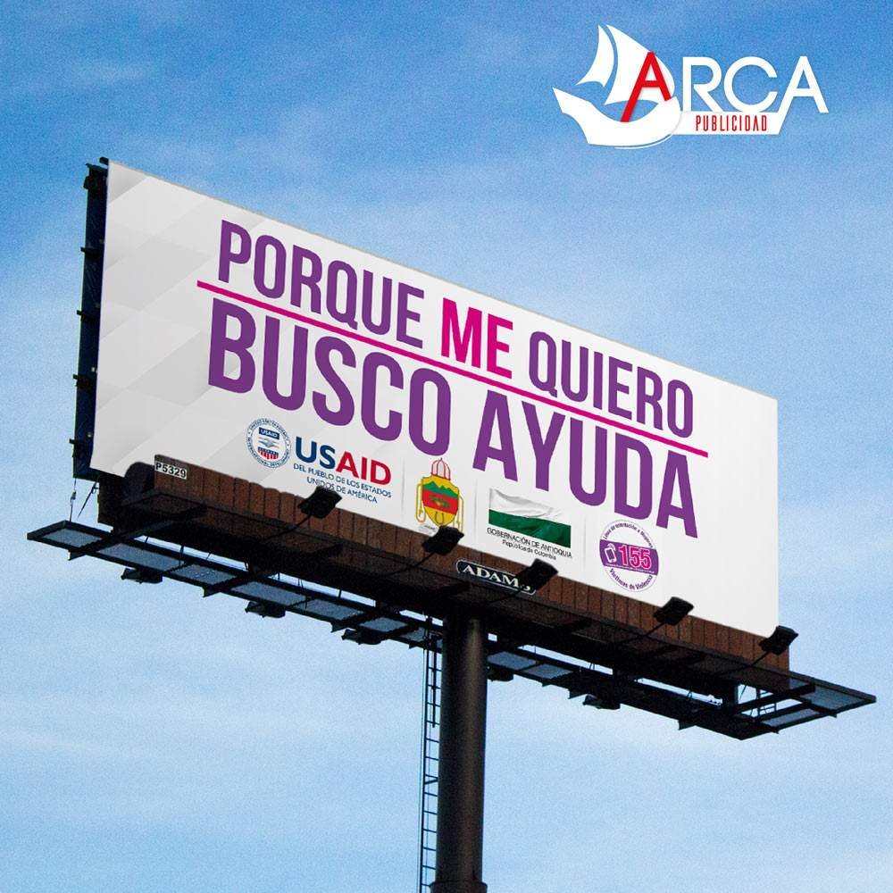 vallas publicitarias medellin - arca publicidad litografia