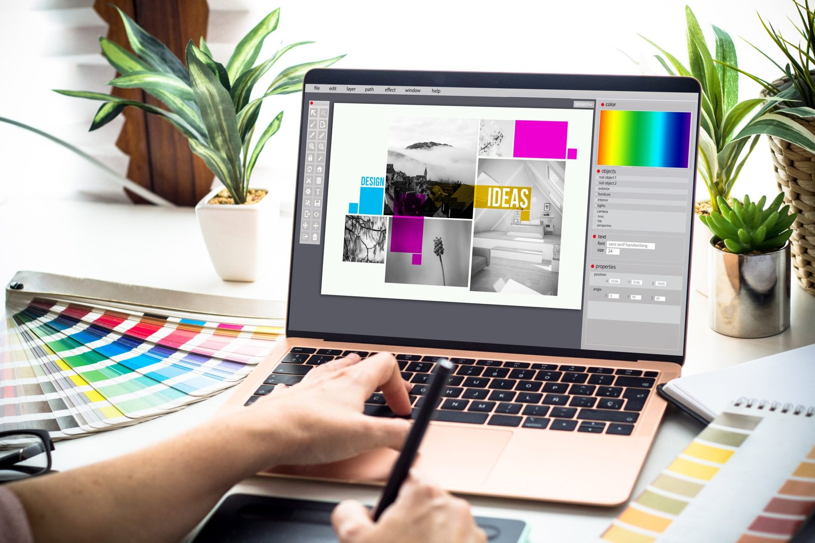 ¿Conoces el campo de trabajo del diseñador gráfico? 1 El diseñador gráfico se vale de imágenes para lograr comunicar ideas mediante técnicas de diseño gráfico